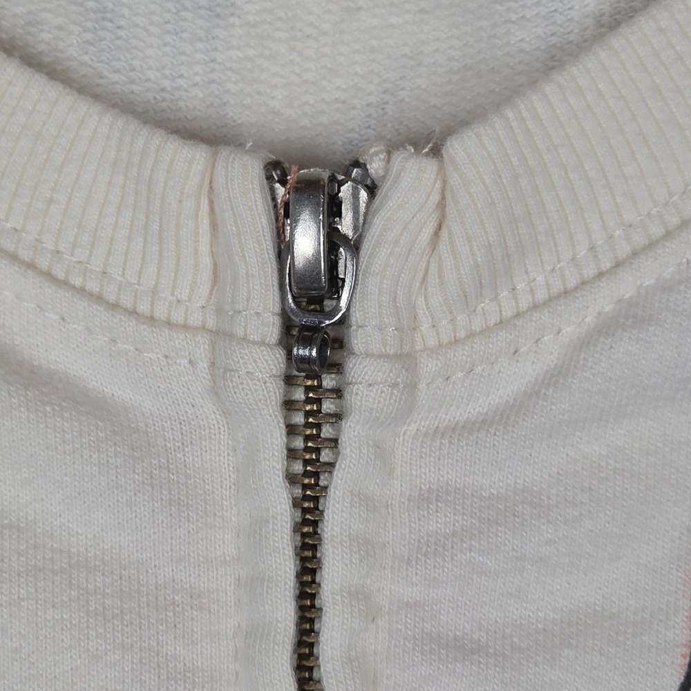VTG Harley Davidson Genuine Full Zip Hoodie Womens L Winged Heart Cotton - Picture 4 of 9